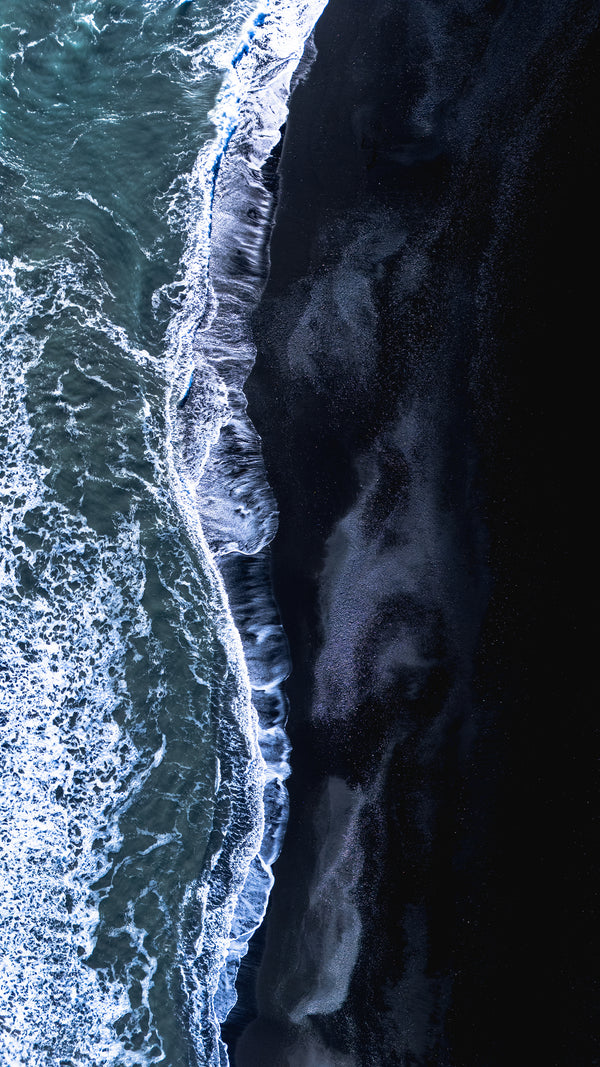 mar e areia preta